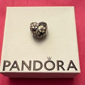 Pandora Silver Floral Charm